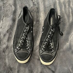 Converse Black Canvas Sneakers